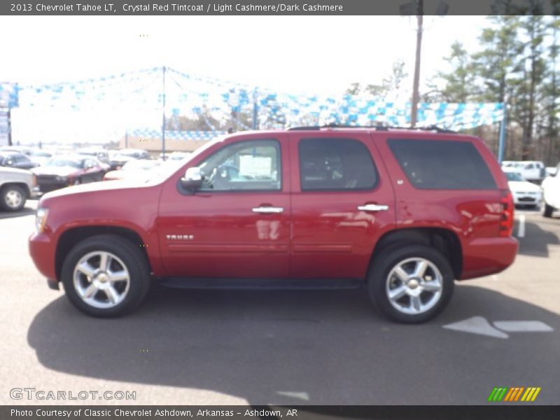 Crystal Red Tintcoat / Light Cashmere/Dark Cashmere 2013 Chevrolet Tahoe LT