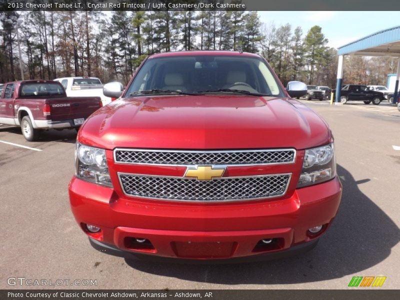 Crystal Red Tintcoat / Light Cashmere/Dark Cashmere 2013 Chevrolet Tahoe LT