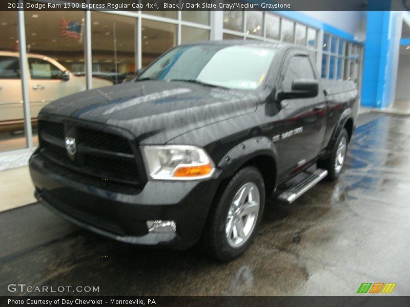 Black / Dark Slate Gray/Medium Graystone 2012 Dodge Ram 1500 Express Regular Cab 4x4
