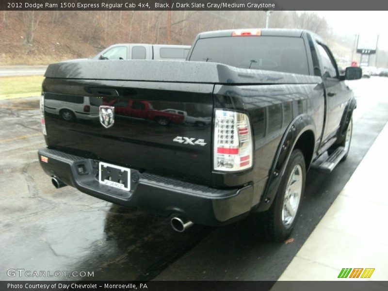 Black / Dark Slate Gray/Medium Graystone 2012 Dodge Ram 1500 Express Regular Cab 4x4