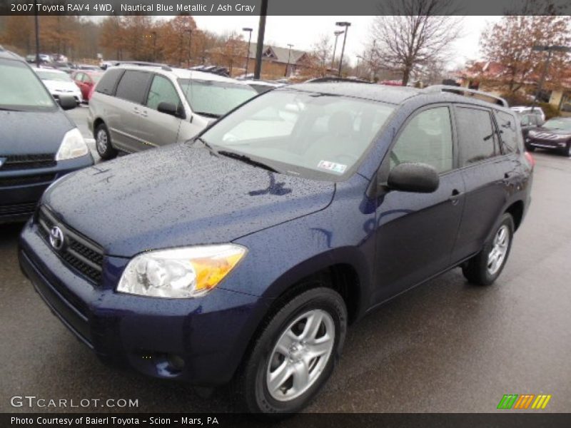 Nautical Blue Metallic / Ash Gray 2007 Toyota RAV4 4WD