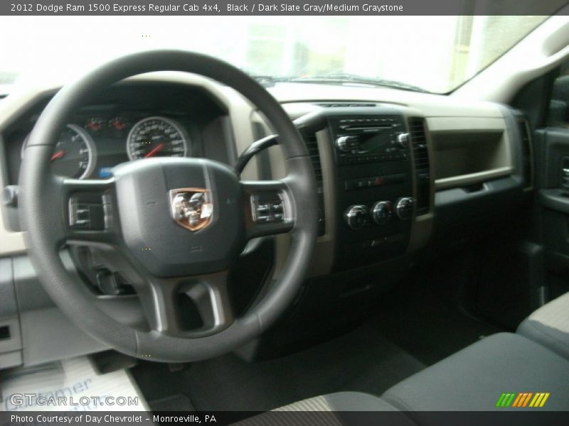 Black / Dark Slate Gray/Medium Graystone 2012 Dodge Ram 1500 Express Regular Cab 4x4