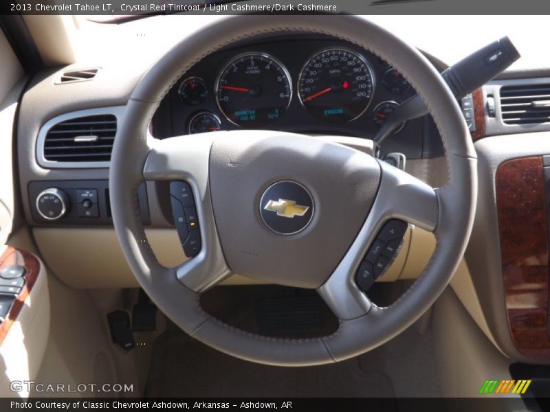Crystal Red Tintcoat / Light Cashmere/Dark Cashmere 2013 Chevrolet Tahoe LT