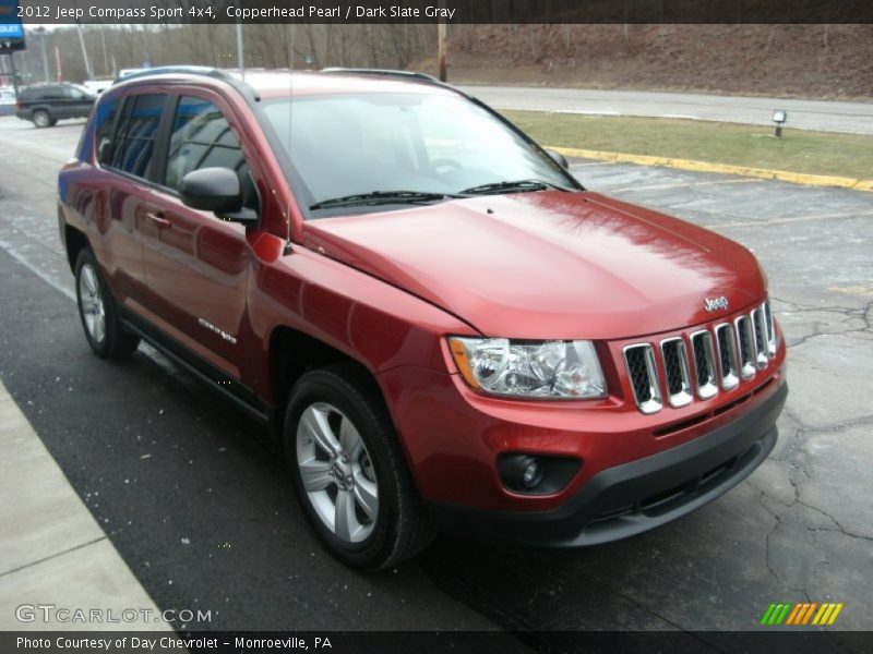 Copperhead Pearl / Dark Slate Gray 2012 Jeep Compass Sport 4x4