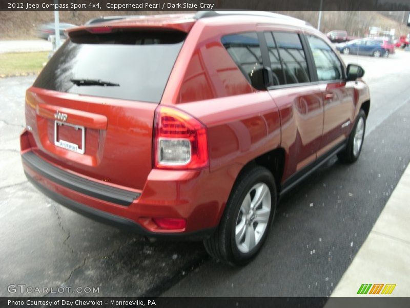 Copperhead Pearl / Dark Slate Gray 2012 Jeep Compass Sport 4x4