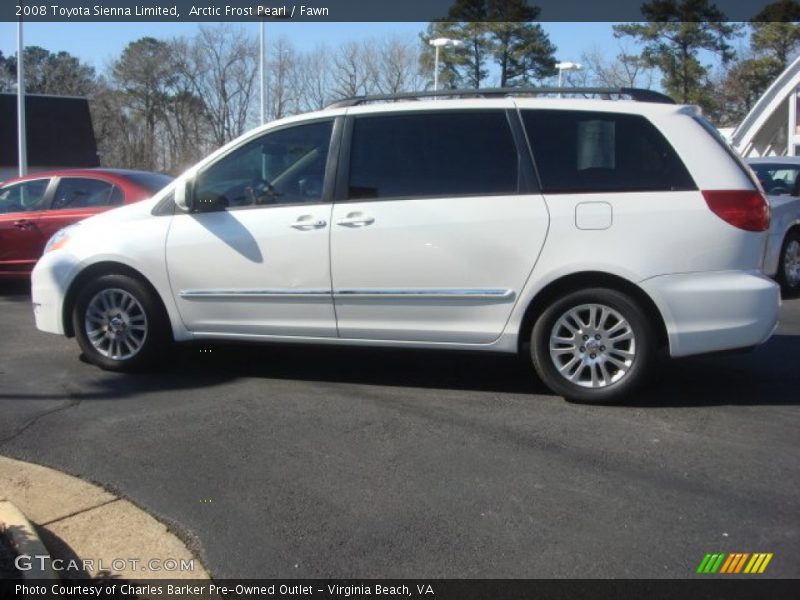  2008 Sienna Limited Arctic Frost Pearl