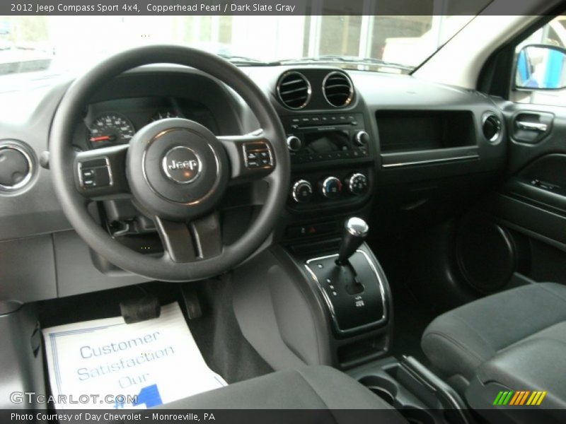Copperhead Pearl / Dark Slate Gray 2012 Jeep Compass Sport 4x4