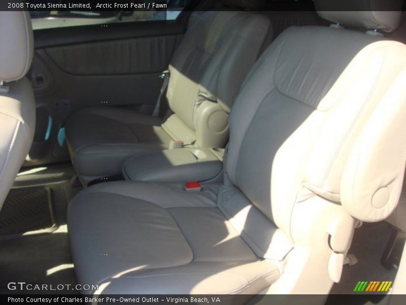 Rear Seat of 2008 Sienna Limited
