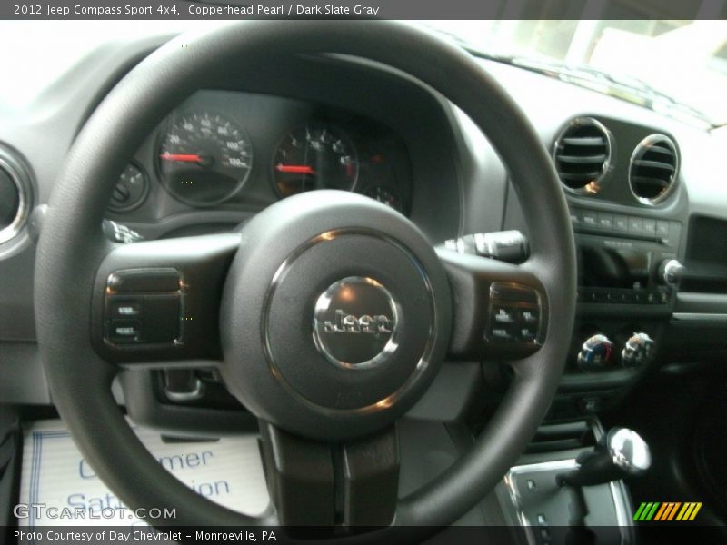Copperhead Pearl / Dark Slate Gray 2012 Jeep Compass Sport 4x4