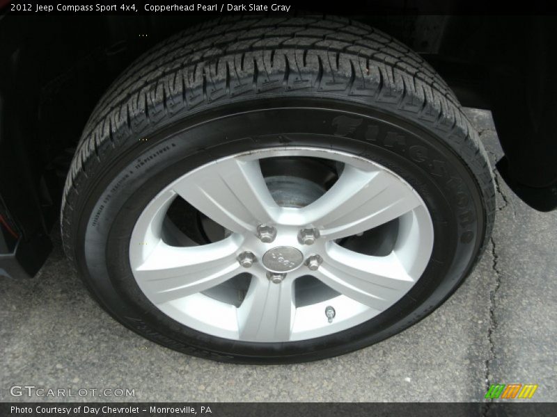 Copperhead Pearl / Dark Slate Gray 2012 Jeep Compass Sport 4x4