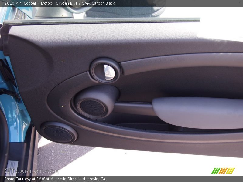 Oxygen Blue / Grey/Carbon Black 2010 Mini Cooper Hardtop