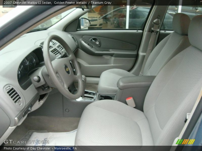 Front Seat of 2007 Malibu LS Sedan