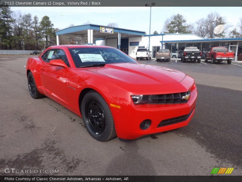 Victory Red / Black 2013 Chevrolet Camaro LS Coupe