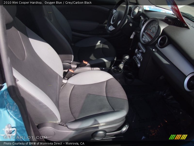 Oxygen Blue / Grey/Carbon Black 2010 Mini Cooper Hardtop