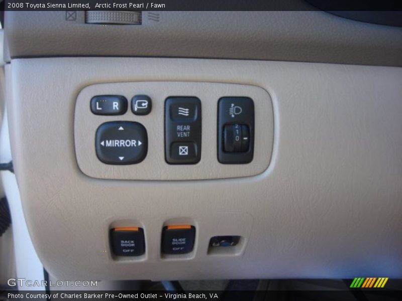 Arctic Frost Pearl / Fawn 2008 Toyota Sienna Limited