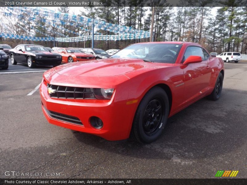 Victory Red / Black 2013 Chevrolet Camaro LS Coupe