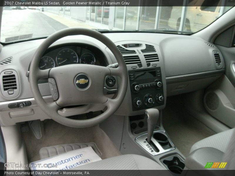 Titanium Gray Interior - 2007 Malibu LS Sedan 