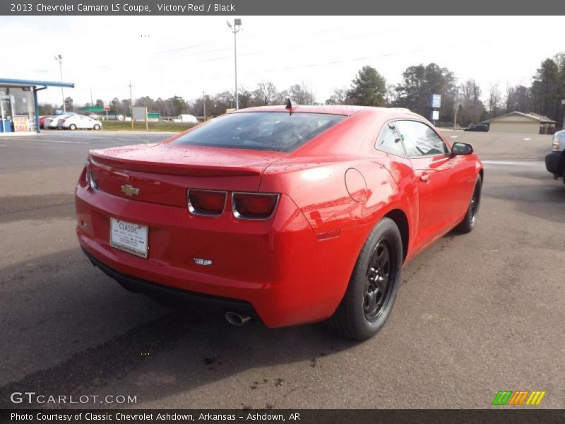 Victory Red / Black 2013 Chevrolet Camaro LS Coupe