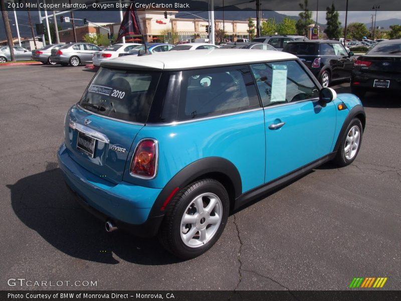 Oxygen Blue / Grey/Carbon Black 2010 Mini Cooper Hardtop