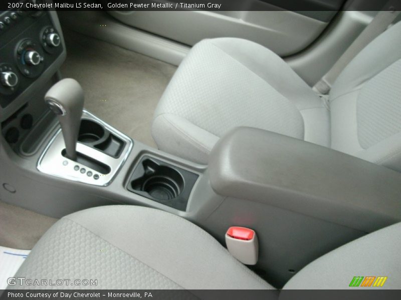 Golden Pewter Metallic / Titanium Gray 2007 Chevrolet Malibu LS Sedan