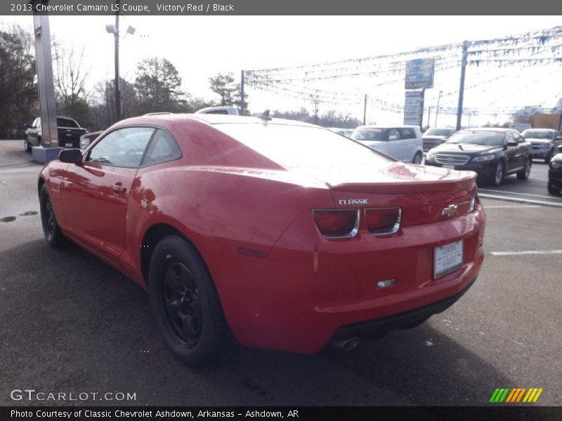 Victory Red / Black 2013 Chevrolet Camaro LS Coupe