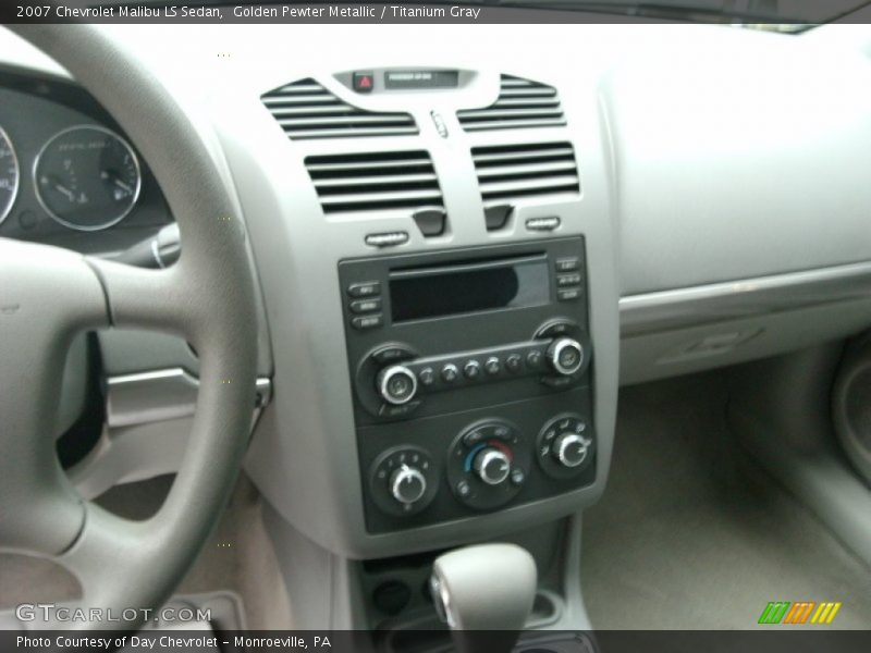 Golden Pewter Metallic / Titanium Gray 2007 Chevrolet Malibu LS Sedan