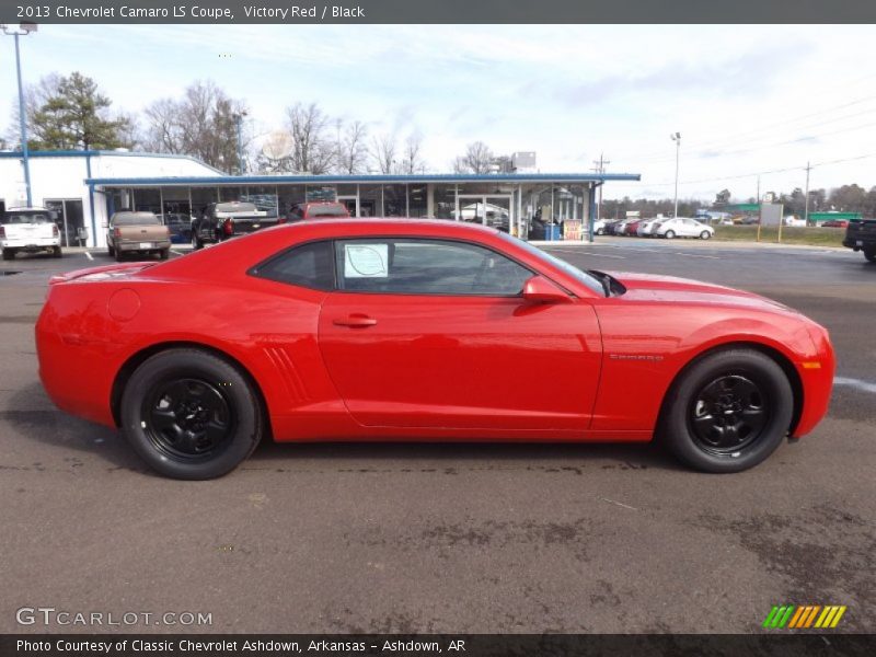 Victory Red / Black 2013 Chevrolet Camaro LS Coupe