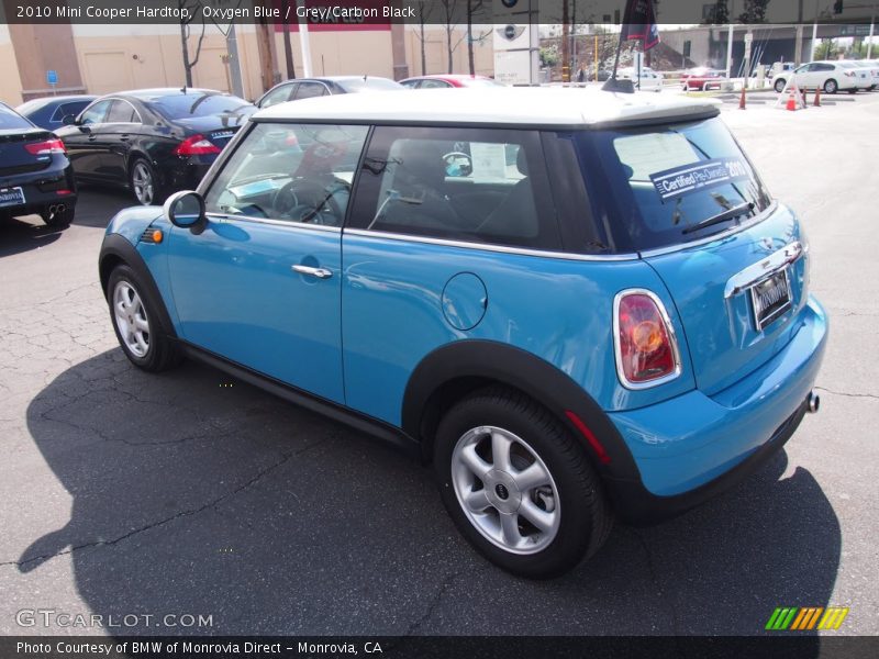 Oxygen Blue / Grey/Carbon Black 2010 Mini Cooper Hardtop