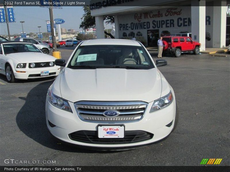 White Suede / Light Stone 2012 Ford Taurus SE