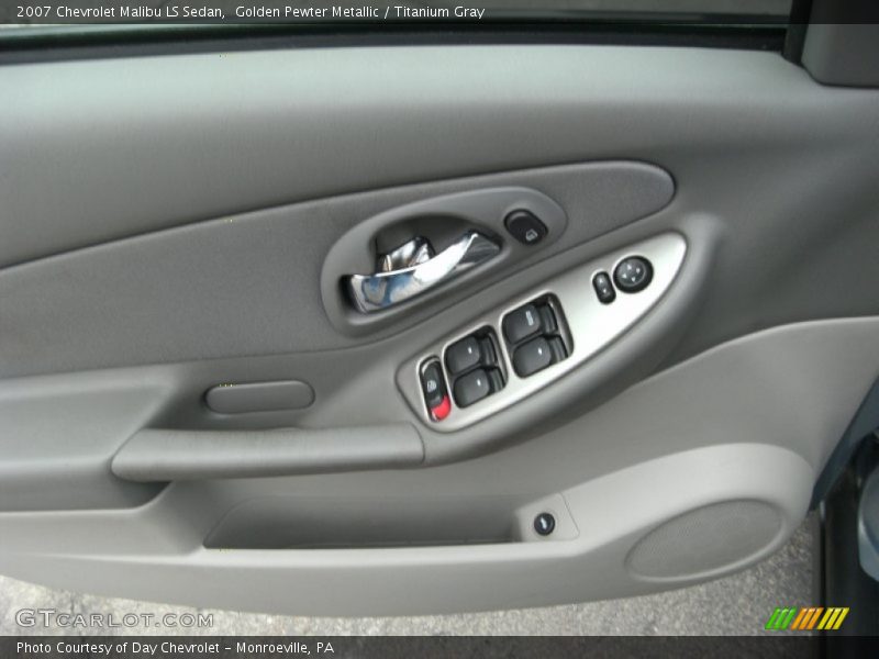 Golden Pewter Metallic / Titanium Gray 2007 Chevrolet Malibu LS Sedan