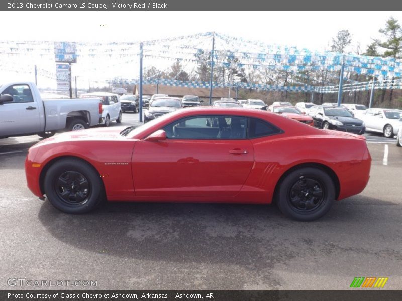 Victory Red / Black 2013 Chevrolet Camaro LS Coupe