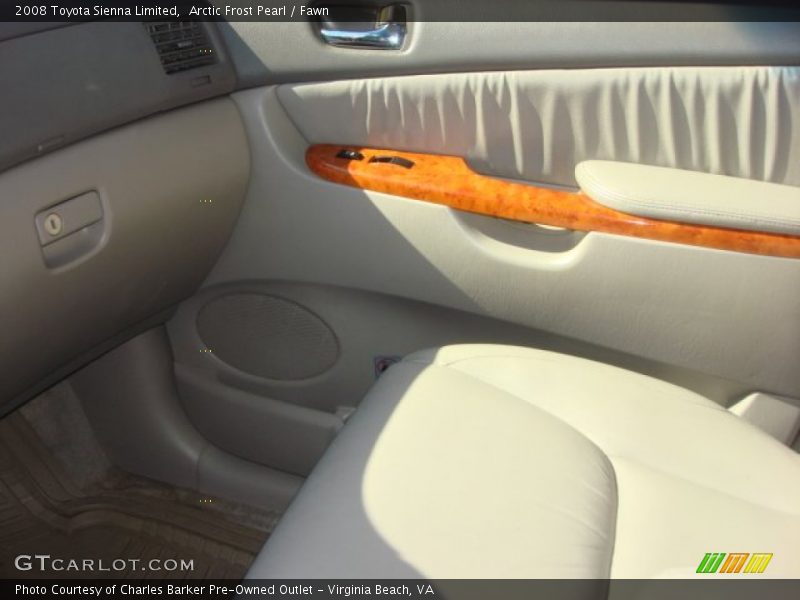 Arctic Frost Pearl / Fawn 2008 Toyota Sienna Limited