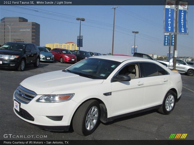White Suede / Light Stone 2012 Ford Taurus SE