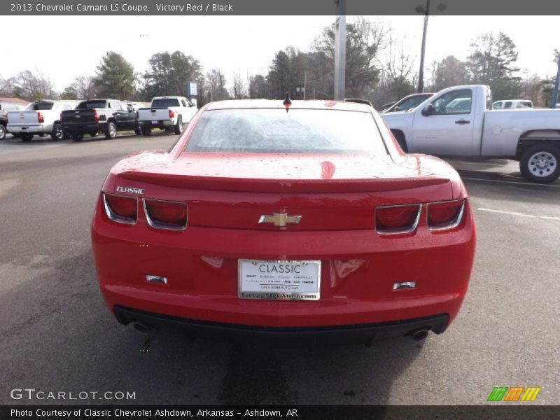 Victory Red / Black 2013 Chevrolet Camaro LS Coupe