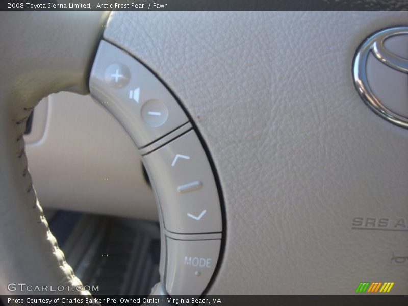 Arctic Frost Pearl / Fawn 2008 Toyota Sienna Limited