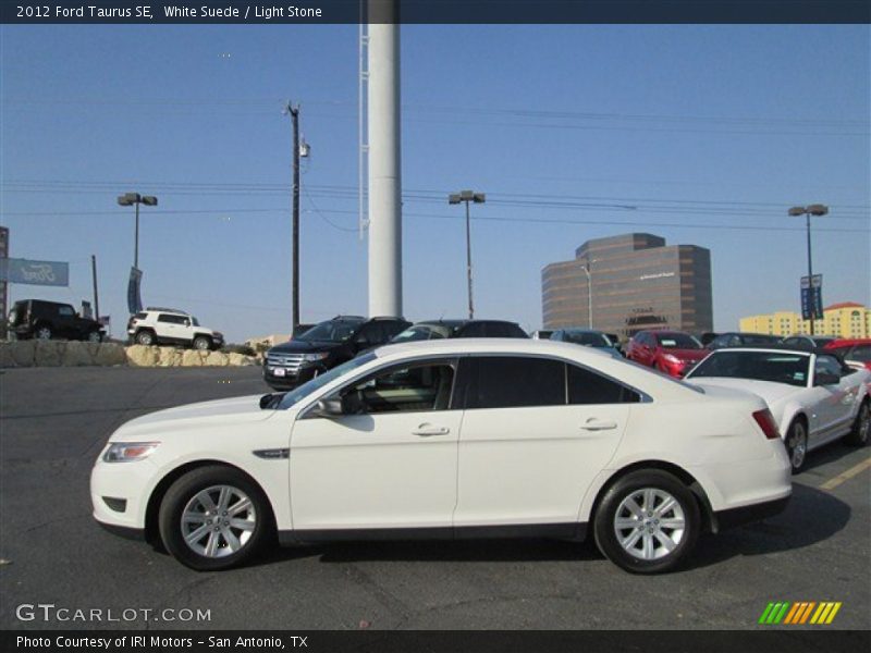 White Suede / Light Stone 2012 Ford Taurus SE
