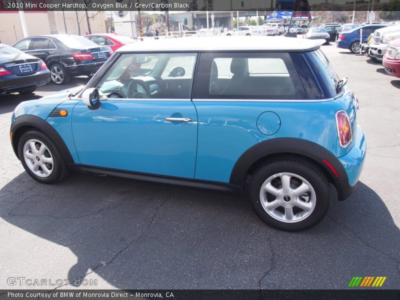 Oxygen Blue / Grey/Carbon Black 2010 Mini Cooper Hardtop