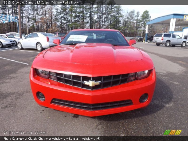 Victory Red / Black 2013 Chevrolet Camaro LS Coupe