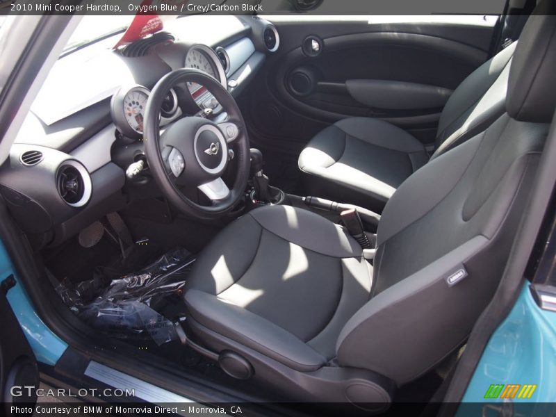 Oxygen Blue / Grey/Carbon Black 2010 Mini Cooper Hardtop
