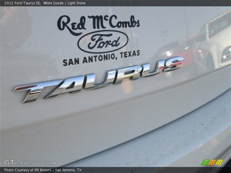 White Suede / Light Stone 2012 Ford Taurus SE