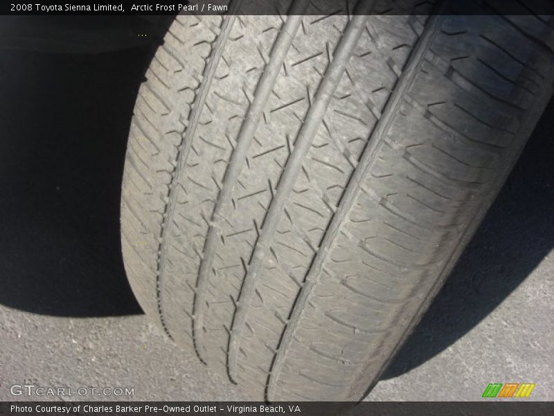 Arctic Frost Pearl / Fawn 2008 Toyota Sienna Limited