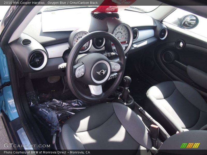 Oxygen Blue / Grey/Carbon Black 2010 Mini Cooper Hardtop