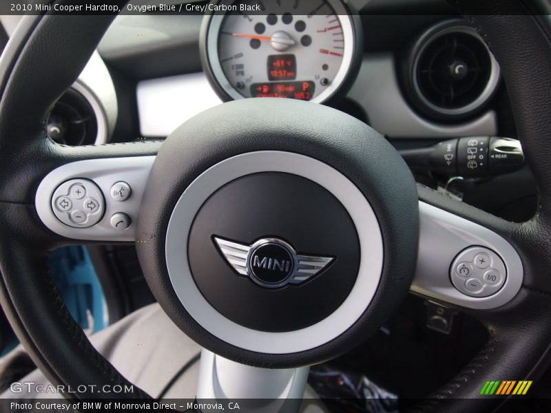 Oxygen Blue / Grey/Carbon Black 2010 Mini Cooper Hardtop