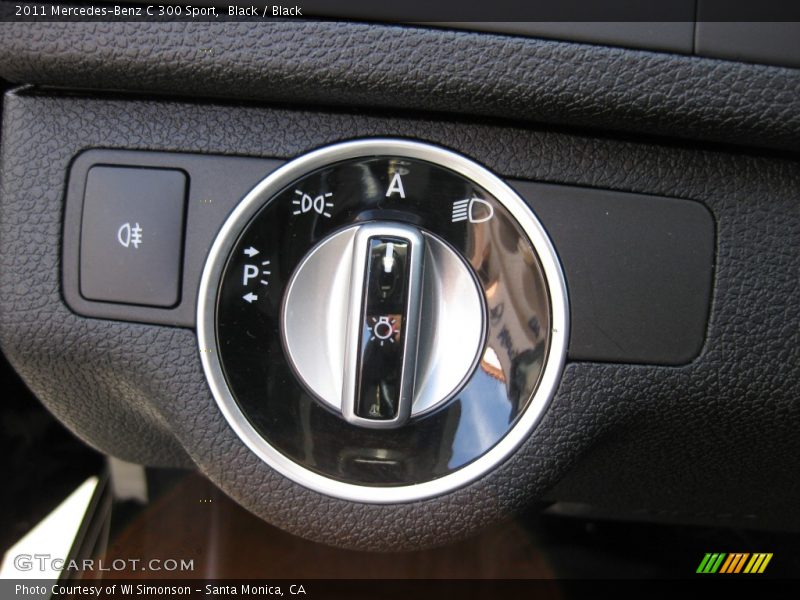 Black / Black 2011 Mercedes-Benz C 300 Sport
