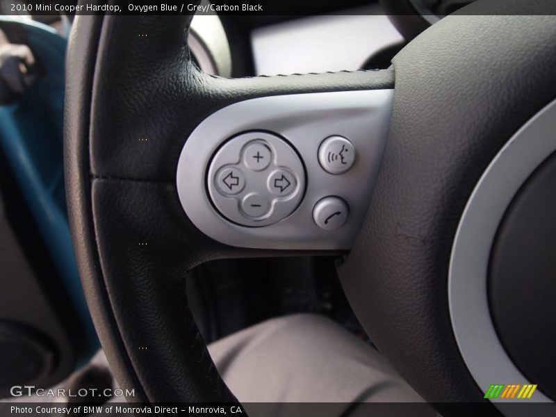Oxygen Blue / Grey/Carbon Black 2010 Mini Cooper Hardtop