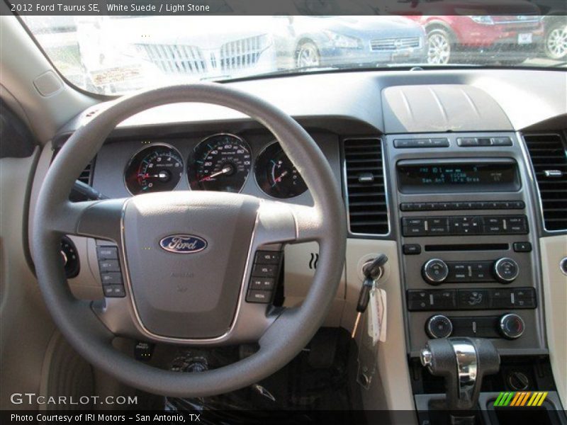 White Suede / Light Stone 2012 Ford Taurus SE