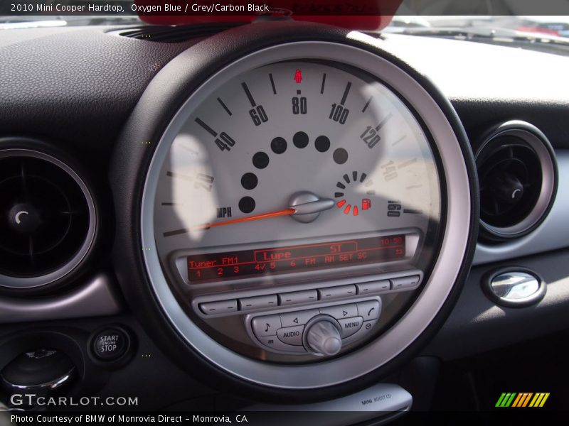Oxygen Blue / Grey/Carbon Black 2010 Mini Cooper Hardtop