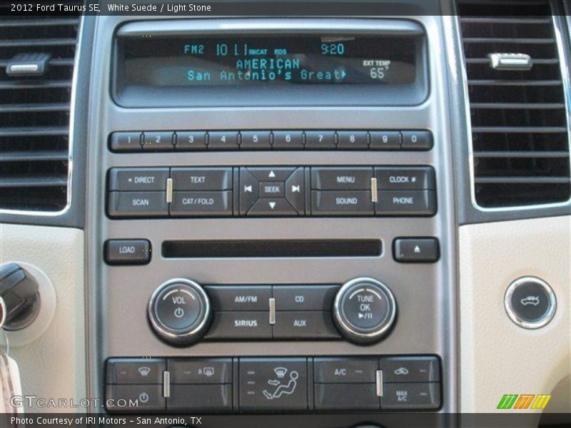 White Suede / Light Stone 2012 Ford Taurus SE