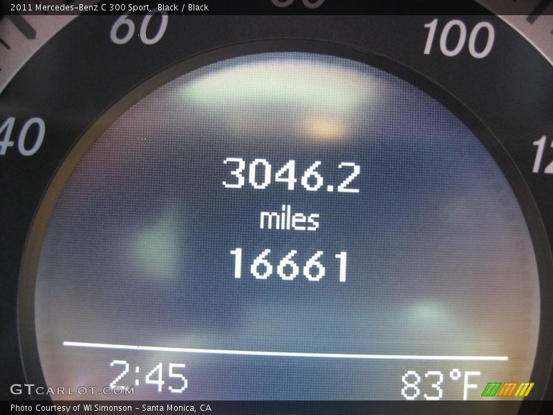 Black / Black 2011 Mercedes-Benz C 300 Sport