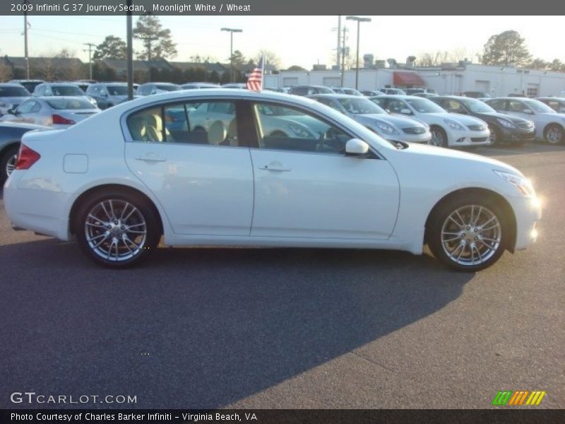 Moonlight White / Wheat 2009 Infiniti G 37 Journey Sedan